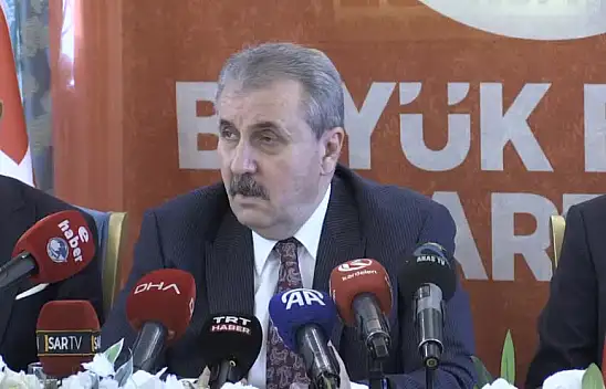 BBP Lideri Destici Belediye Başkanları PKK'ya Hizmet Etmemeli