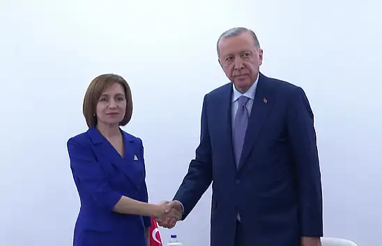 Cumhurbaşkanı Erdoğan Moldova Cumhurbaşkanı Sandu ile görüştü