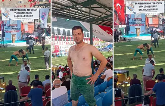 Darendeli Halil Yavuz, Zengibar Karakucak Güreşleri'nde 17. Yılını Kutladı