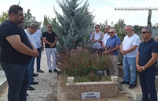 Gazeteci Haydar Karaduman anıldı