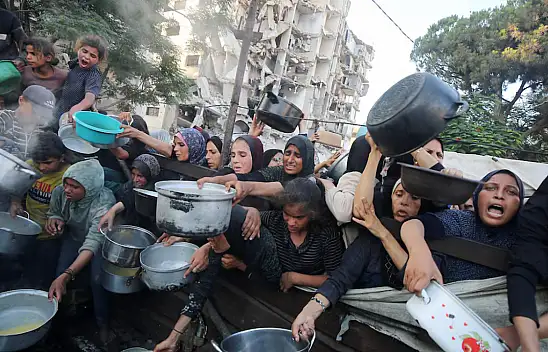 Gazze'de açlık felaketi IPC sınıflamasına göre en kötü seviye