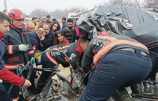 Malatya Akçadağ Karayolunda Kaza 4 Yaralı