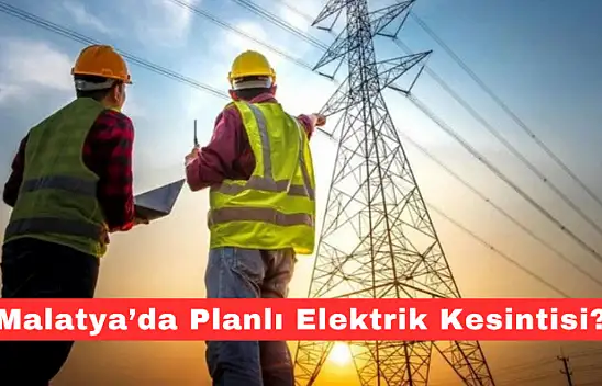Malatya'da Elektrik Kesintisi