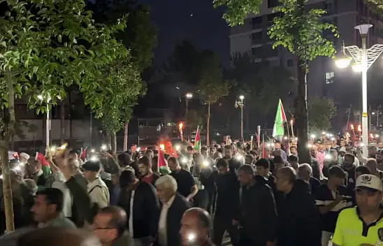 Malatya'da İsrail'in Gazze'ye Yönelik Saldırıları Protesto Edildi