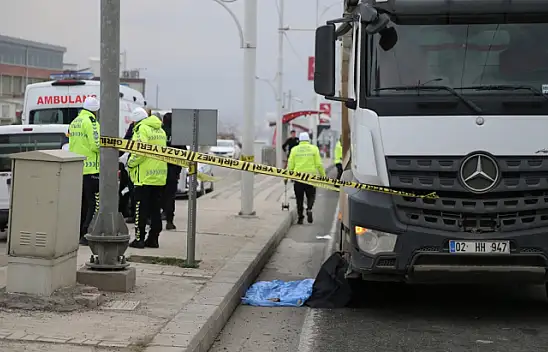 Malatya'da kamyonun çarptığı yaya öldü