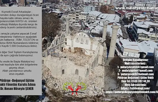 PDEV'den Malatya esnafına destek kampanyası