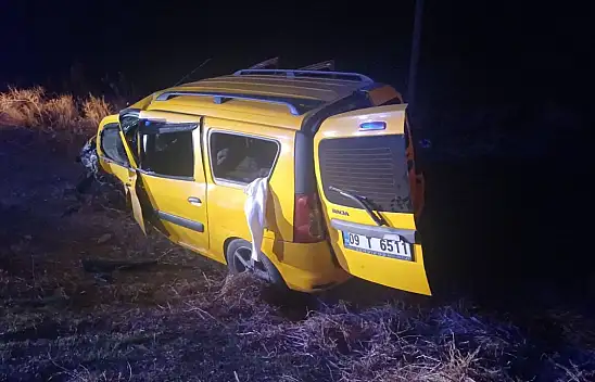 Taksi ile otomobil çarpıştı: 1 ölü 8 yaralı!