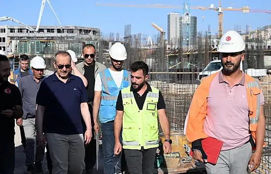 Vali Yavuz Pazar Tatilini Şantiye Sahalarında Geçirdi