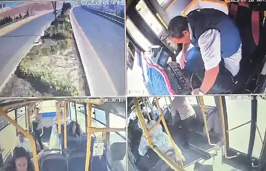 Yolcu Müdahalesi Facianın Önüne Geçti Şoför Hayatını Kaybetti