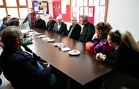 Başkan Çınar, Gündüzbey Şehit Levent Coşkun İlk Ve Ortaokuluna Spor Malzemesi Desteğinde Bulundu