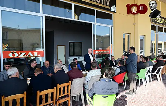 Başkan Çınar, Yakınca Galericiler Sitesinde Esnaflarla Buluştu