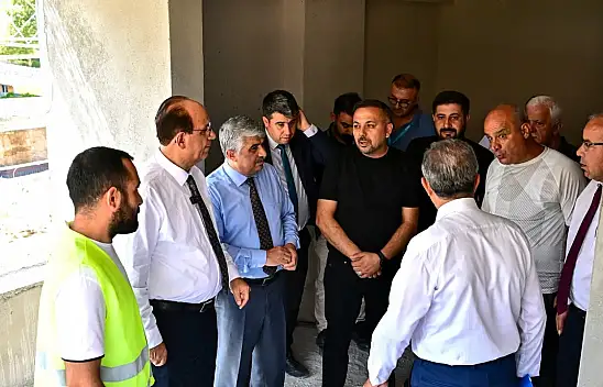 Başkan Geçit, Yeşil Yaşam Evleri Kentsel Dönüşüm İnşaatını İnceledi