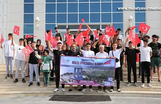Battalgazili gençler milli mücadele kampına uğurlandı
