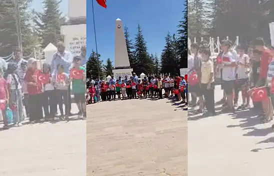 Çukurdere Kuran Kursu Öğrencilerinden Şehitlik Ziyareti