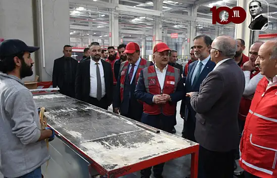 Genel Müdürü Altan, Yapı Sistem Fabrikasını inceledi
