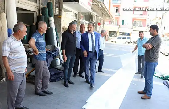 Keskin'den esnaflara bayram tebriği ziyareti