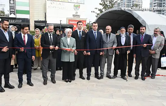 Malatya'da 'Filistin İçin Hayır Çarşısı' açıldı