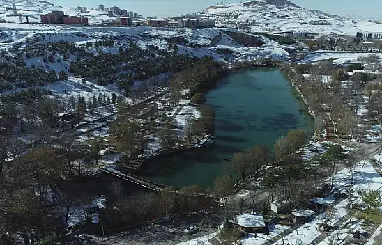 Malatya'da kar sonrası güneşli hava güzel görüntüler oluşturdu