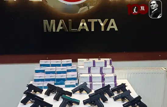 Malatya'da silah kaçakçılığına yönelik operasyonda 6 şüpheli yakalandı