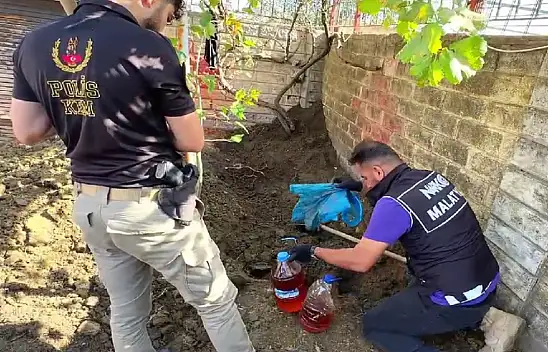 Malatya merkezli uyuşturucu operasyonunda 7 kilo 450 gram sentetik uyarıcı ele geçirildi