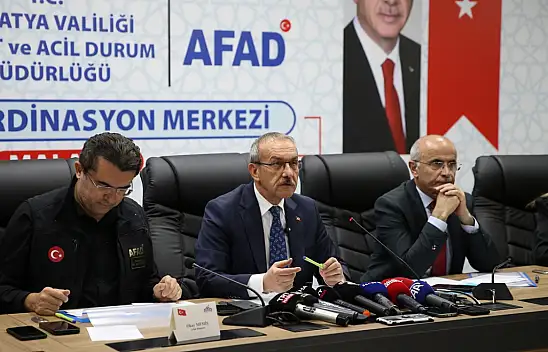 Malatya ve Sivas'taki depremlere ilişkin açıklama