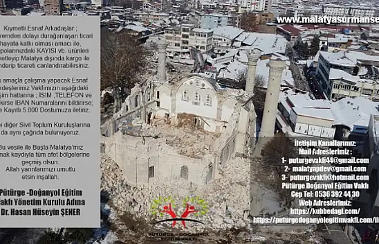 PDEV'den Malatya esnafına destek kampanyası