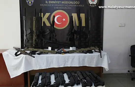 Ruhsatsız 24 silah ele geçirildi, 5 şüpheli gözaltına alındı