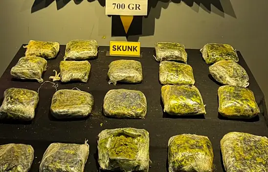 Yolcu otobüsünde 12.7 kilo sentetik uyuşturucu ele geçirildi