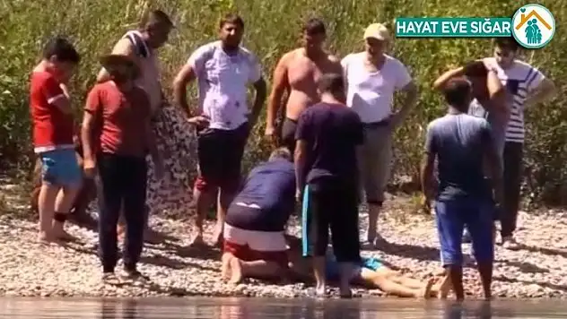 17 yaşında genç serinlemek için girdiği ırmakta boğuldu