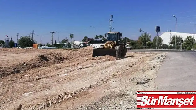 Adıyaman'da alternatif yol çalışması