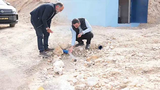 Akçadağ'da iki mahallede içme suyu sorunu çözüldü