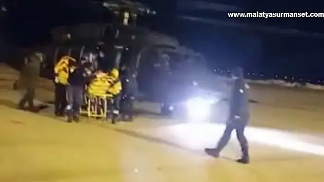 Askeri helikopter köpek saldırısına uğrayan çocuk için havalandı