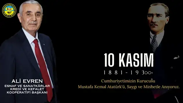 Başkan Evren'den 10 Kasım Atatürk'ü Anma Mesajı
