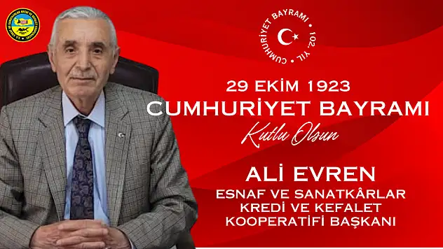 Başkan Evren'den 29 Ekim Cumhuriyet Bayramı Mesajı