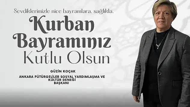 Başkan Güzin Koçak'tan Kurban Bayramı Mesajı
