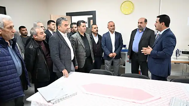 Başkan Taşkın, tamamlanan projeleri teşkilatla inceledi