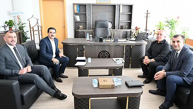 Başkan Taşkın Ve Başer'den Yeni Genel Sekreter Yardımcılarına Hayırlı Olsun Ziyareti