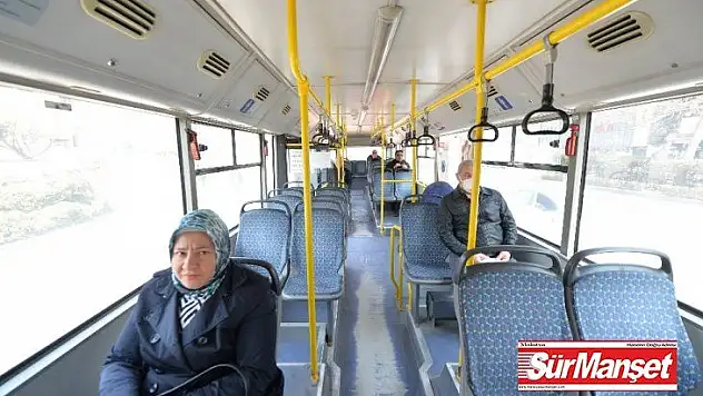 Başkent'te toplu taşıma araçlarını kullanan vatandaşların sayısı yüzde 84 azaldı