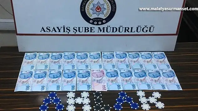 Batman'da kumar oynatanlara şok baskın
