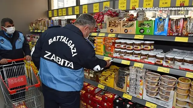 Battalgazi Belediyesi'nden marketlere KDV denetimi