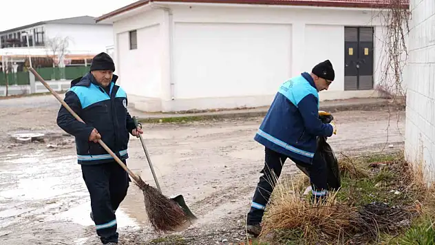 Battalgazi'de Kanalboyu ve Orduzu'da temizlik çalışması