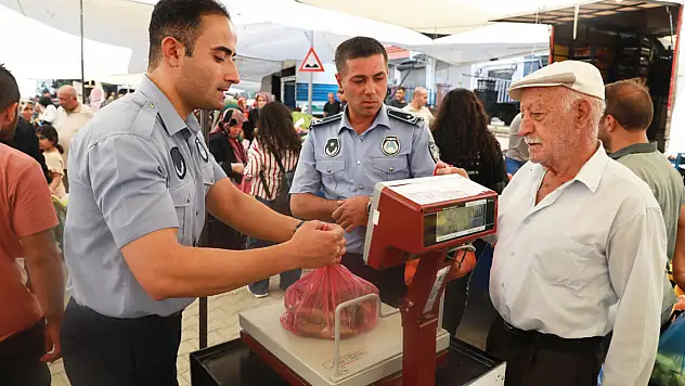 Battalgazi'de Pazarlara Hassas Terazi Denetimi
