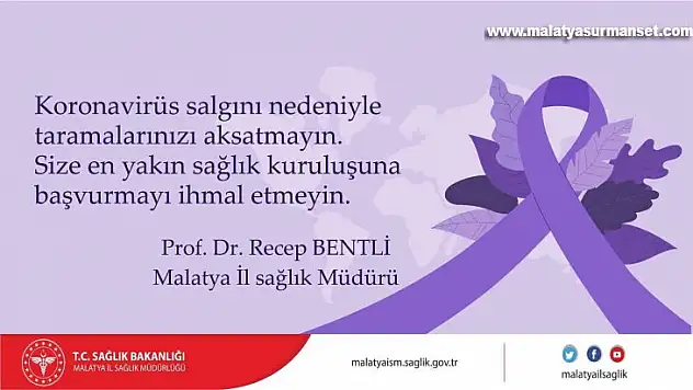 Bentli'den erken teşhis vurgusu