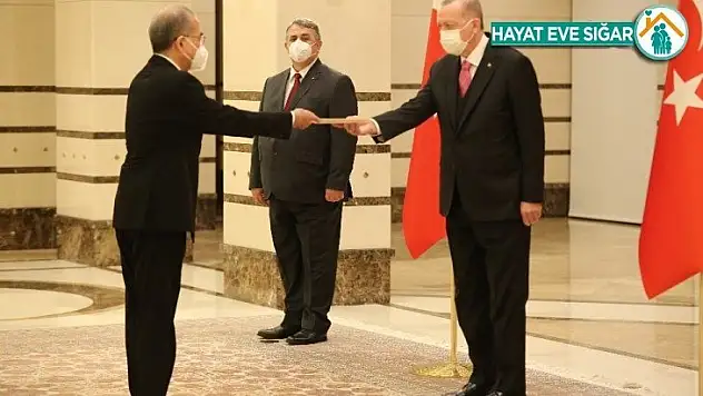 Cumhurbaşkanı Erdoğan, Japonya Büyükelçisini kabul etti