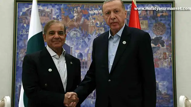 Cumhurbaşkanı Erdoğan, Pakistan Başbakanı Şerif'i kabul etti