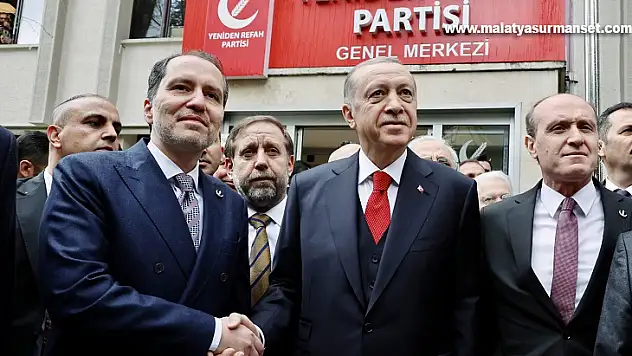 Cumhurbaşkanı Erdoğan, Yeniden Refah Partisi'ni ziyaret etti