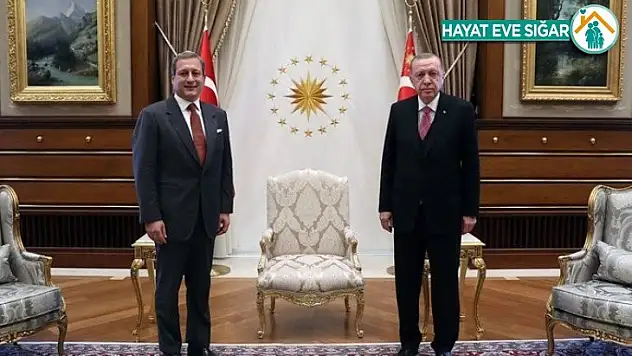 Cumhurbaşkanı Recep Tayyip Erdoğan, Burak Elmas'ı kabul etti