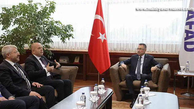 Cumhurbaşkanı Yardımcısı Oktay, Anavatan Partisi Genel Başkanı Çelebi ile bir araya geldi