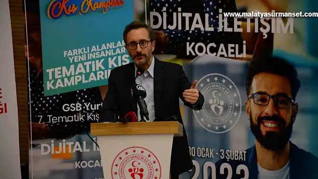 Cumhurbaşkanlığı İletişim Başkanı Fahrettin Altun: