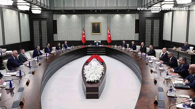 Cumhurbaşkanlığı Kabinesi, Cumhurbaşkanı Recep Tayyip Erdoğan başkanlığında Beştepe'de toplandı.
